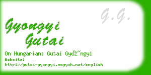 gyongyi gutai business card